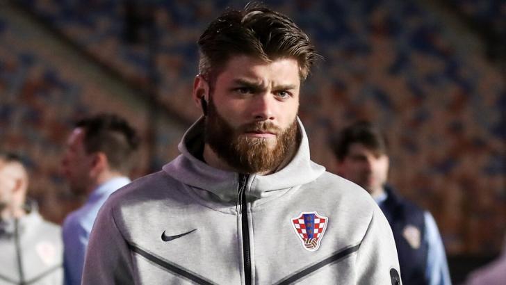 Duje Caleta-Car prepares to play for Croatia